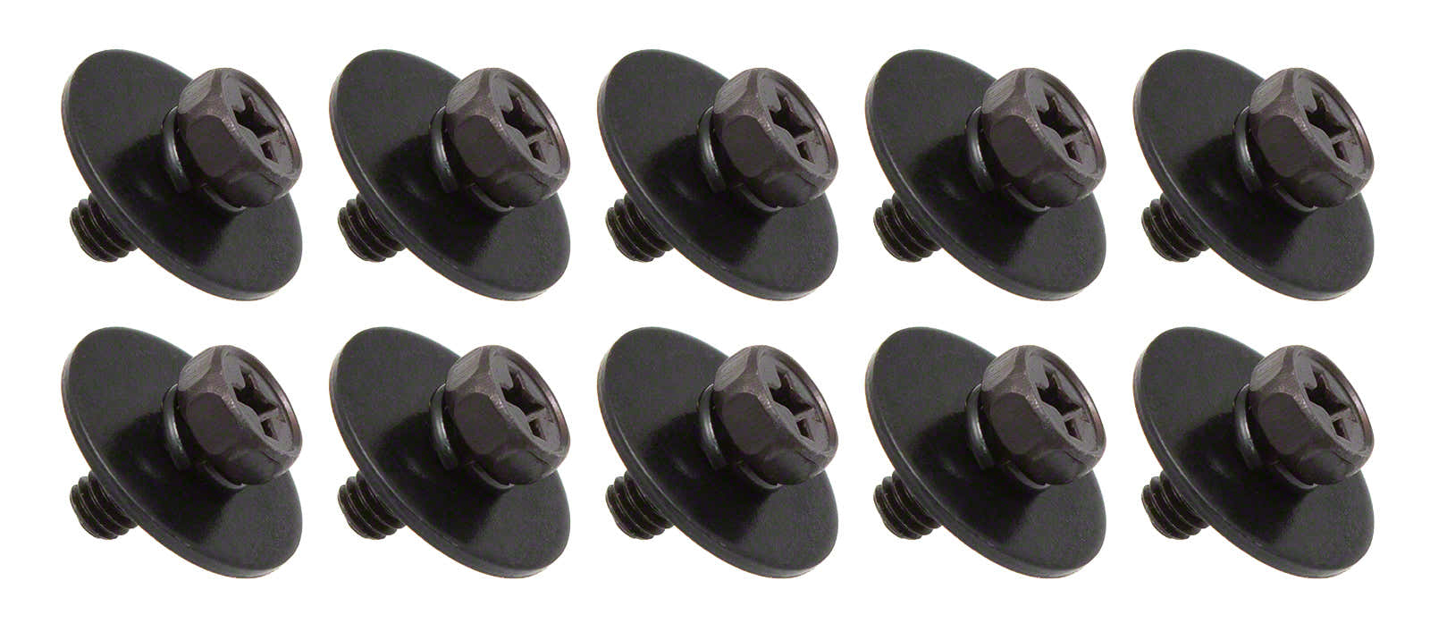 M4 9mm Preto - Parafuso Interior Para Casco De Madeira (X10)