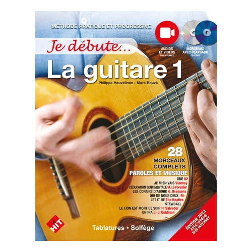 Je Débute La Guitare +DVD - Heuvelinne, Rouvé