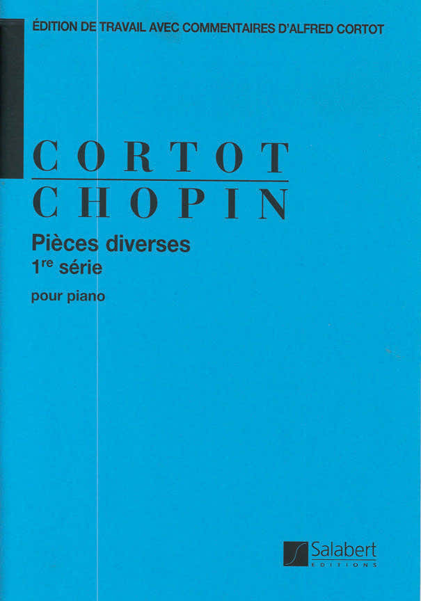 CHOPIN F. - PIECES DIVERSES OP 49 60 57 43 1RE SERIE - PIANO