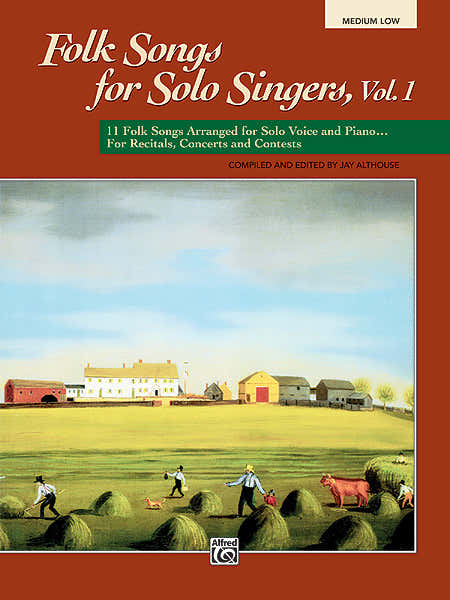 Althouse Jay - Folk Songs For Solo Singers - Medium And Low Voice