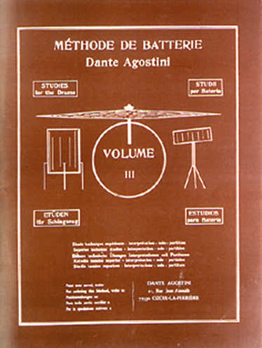 Agostini - Methode De Batterie Vol.3 : Techniques Superieures