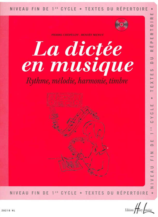Chepelov P. / Menut B. - La Dictee En Musique Vol.3 + CD - Fin Du 1er Cycle