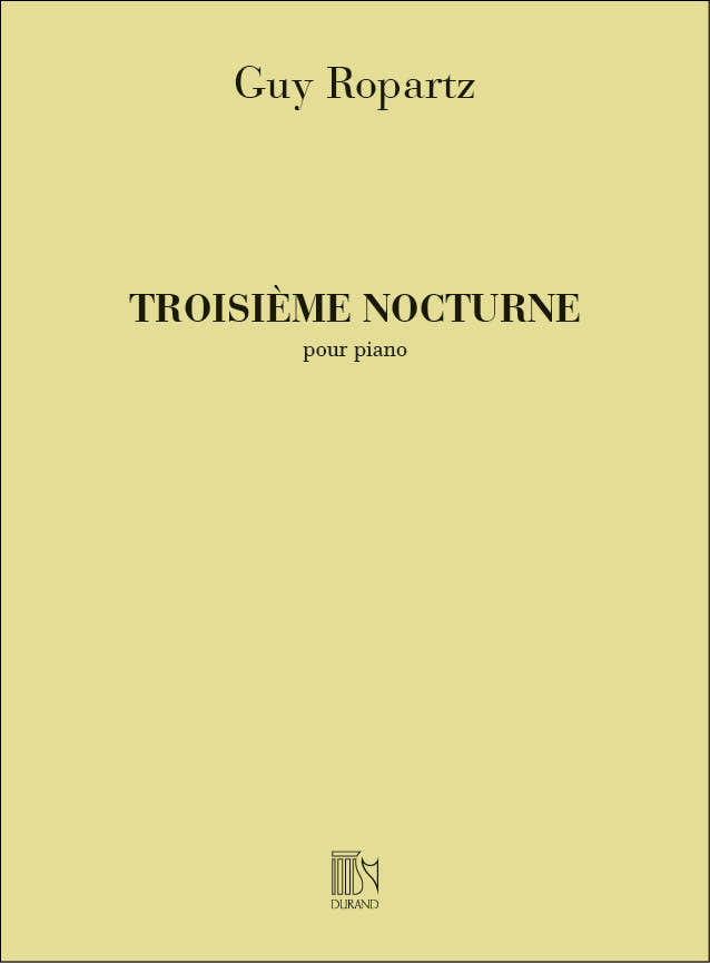 Ropartz - Nocturne N 3 - Piano
