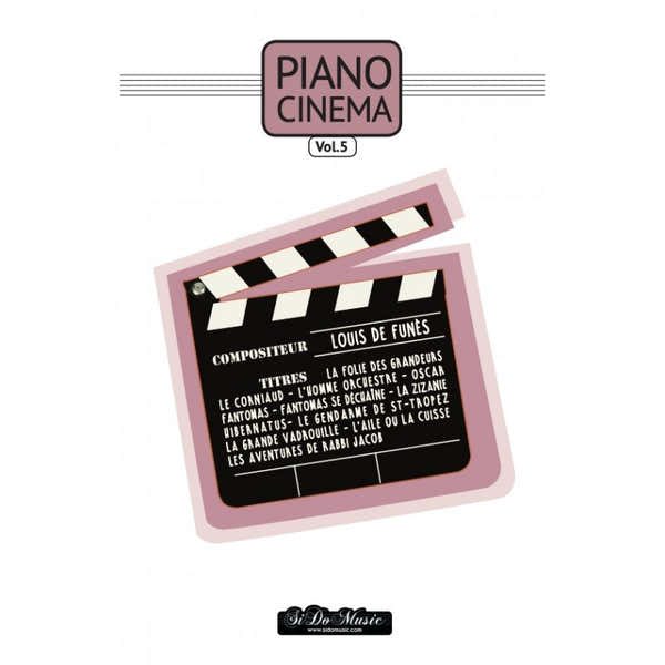 Capte Note PIANO CINEMA VOL.5 - LOUIS DE FUNES