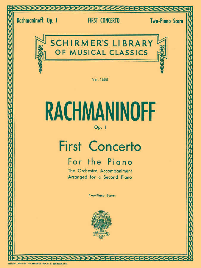 First Concerto for the Piano in F# Minor Op. 1