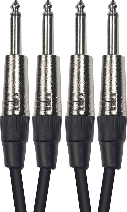 K08 2 X 1/4 PHONE TO 2 X 1/4 PHONE MALE 10 FT./ 3 M.