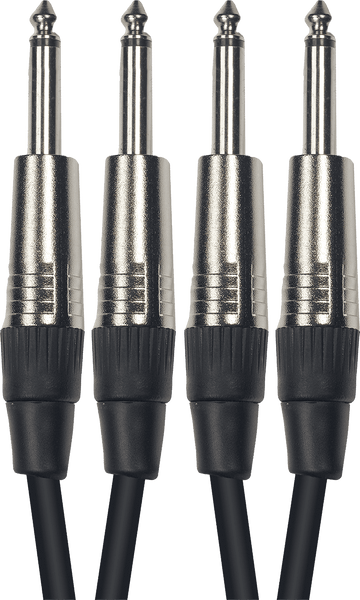 Yellow Cable K08 2 X 1/4 PHONE TO 2 X 1/4 PHONE MALE 10 FT./ 3 M.