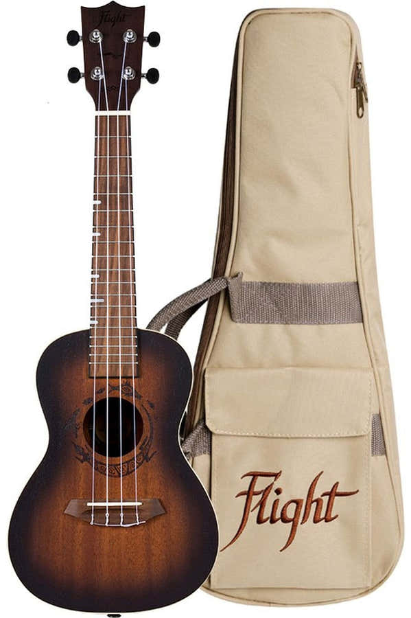 Flight: Gemstone DUC380 Concert Ukulele - Amber -