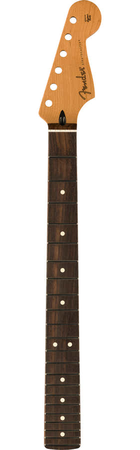 SATIN ROASTED MAPLE STRATOCASTER NECK 22 JUMBO FRETS 12" FLAT OVAL SHAPE