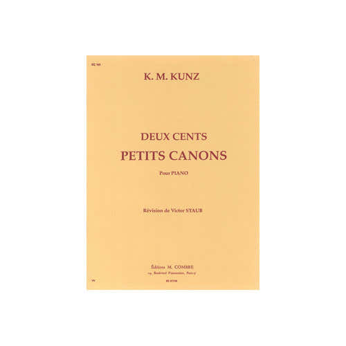 Kunz - 200 Petits Canons - Piano