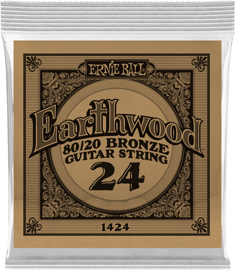 .024 EARTHWOOD 80/20 BRONZE ACOUSTIC GUITAR STRINGS