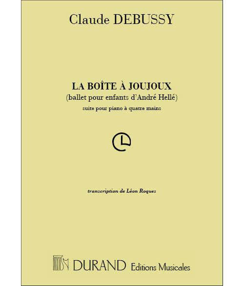 DEBUSSY C. - BOITE A JOUJOUX BALLET POUR ENFANTS - PIANO 4 MAINS