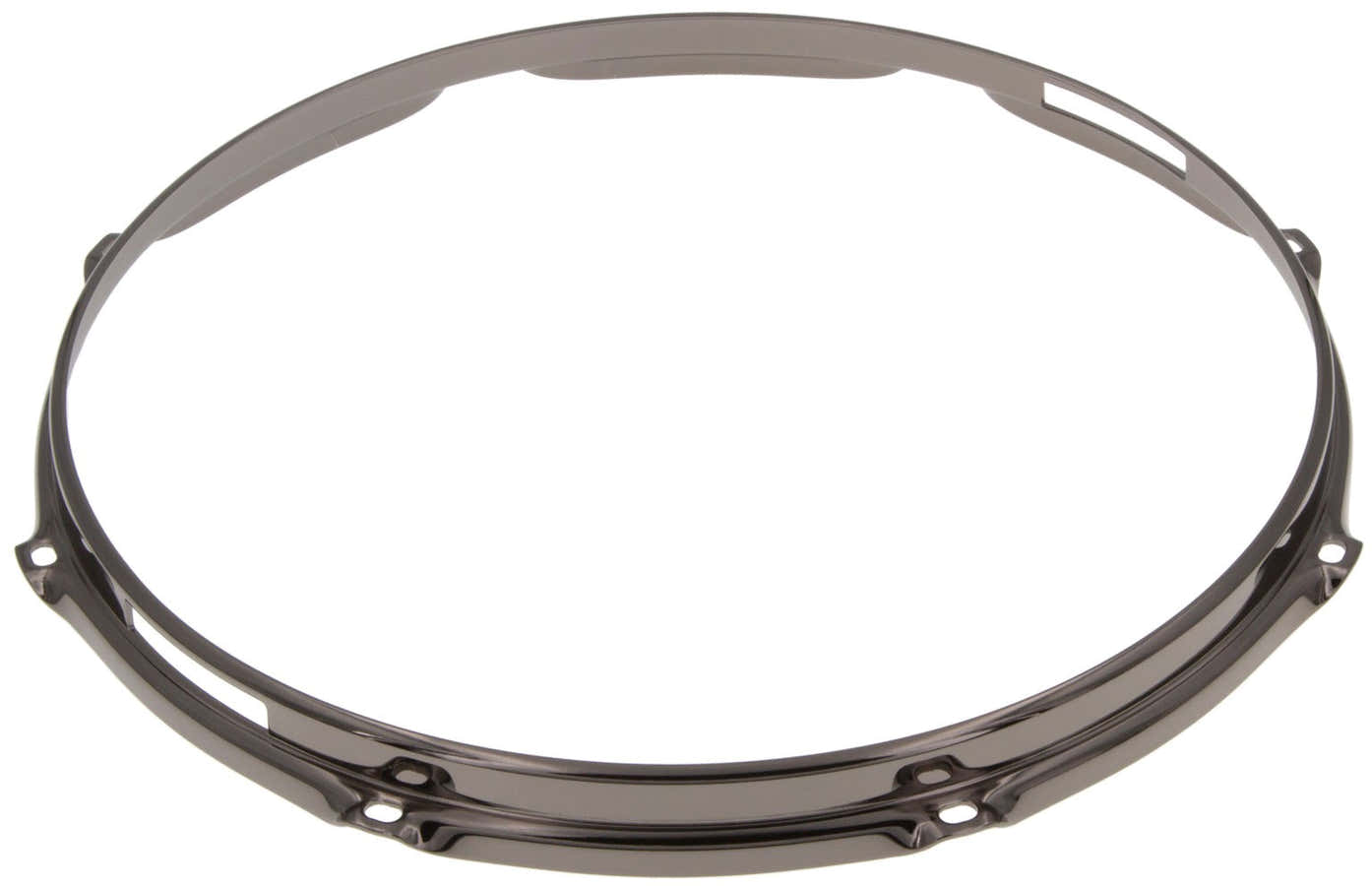 HS23-13-8SBK - 13" 8 Holes Snare Side Black 2.3mm S-Style Triple Flange Drum Hoop