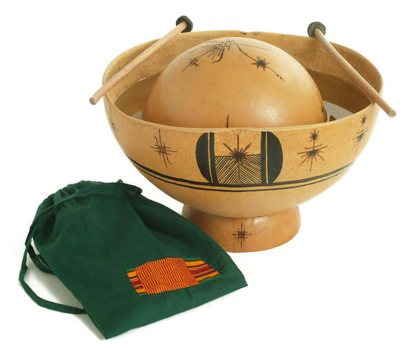 Yoman MT019 - AFRICAN WATER DRUM WITH BAG AND STICKS