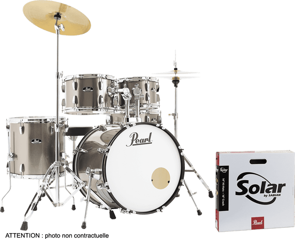 Pearl ROADSHOW FUSION 20 BRONZE METALLIC + SOLAR CYMBALS