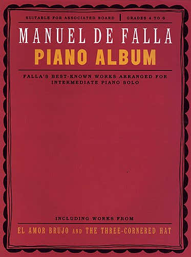 DE FALLA MANUEL - PIANO ALBUM - PIANO SOLO