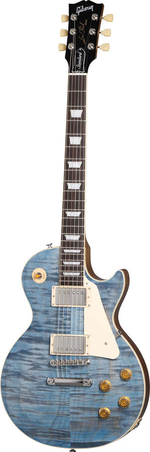 Les Paul Standard 50s Tampo figurado Ocean Blue Original