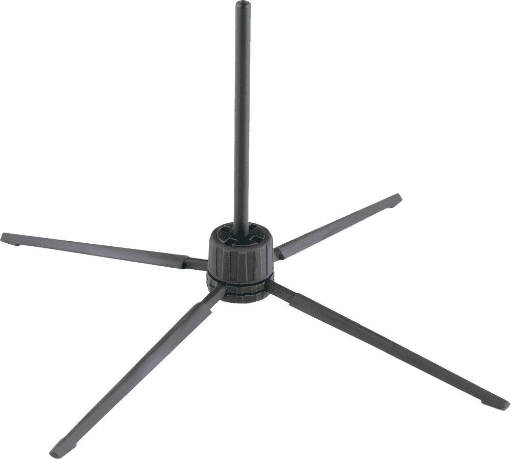 Suporte Preto Para Flauta De Bisel Alto E Tenor