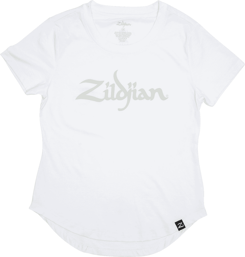 Tamanho M - T-Shirt de Senhora Zildjian Branca