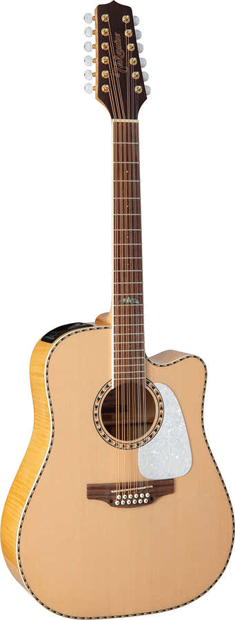 GD74CE-12 Dreadnought Cordas Natural