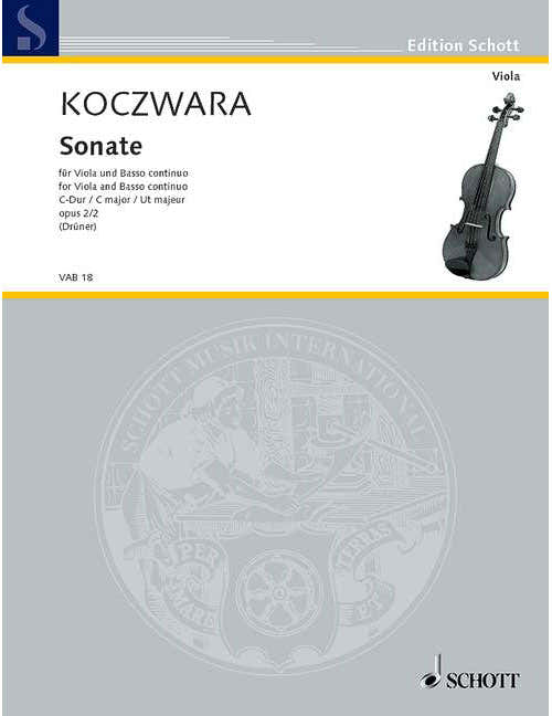 Koczwara - Sonata C Major Op. 2/2 - Alto et Basso Continuo