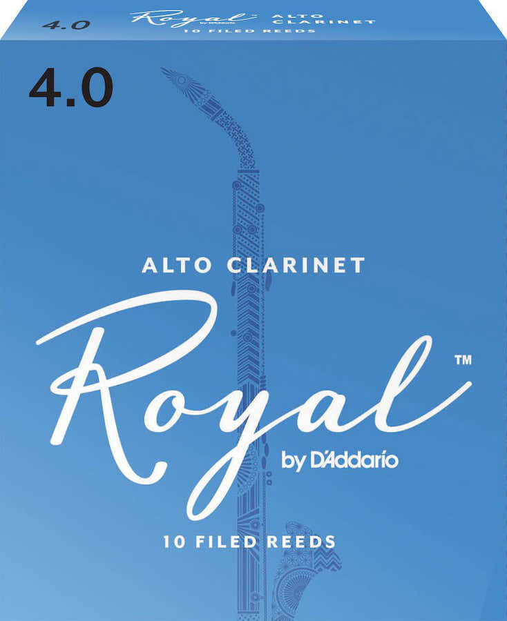 RDB1040 - RICO ROYAL PALHETAS CLARINETE ALTO FORCE 4.0 BOX OF 10
