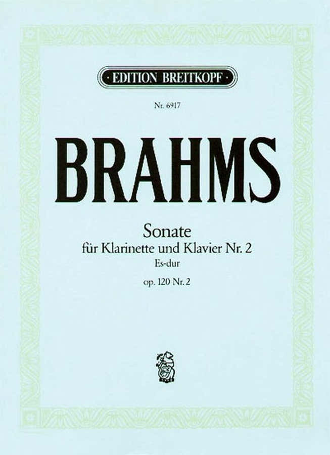Brahms J. - Sonate Op. 120/2 En Mib Majeur - Clarinette Piano