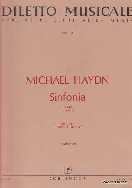 Doblinger Haydn Michael - Sinfonia A-dur P 33 - Conducteur