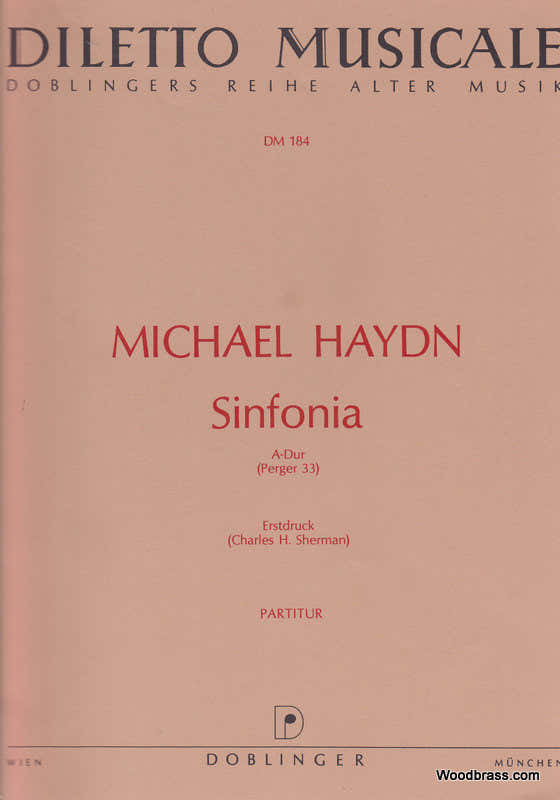 Haydn Michael - Sinfonia A-dur P 33 - Conducteur