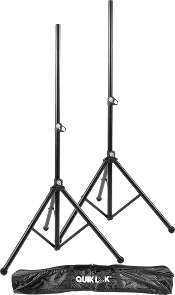 Quiklok PAIR OF SPEAKER STANDS + NYLON COVER