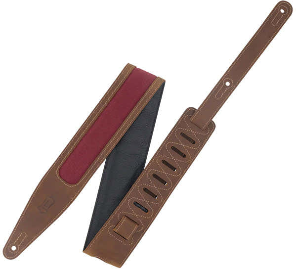 THE VOYAGE PRO - CRAZY HORSE LEATHER STRAP WITH WAX CANVAS WINDOW - BROWN-BURGUNDY