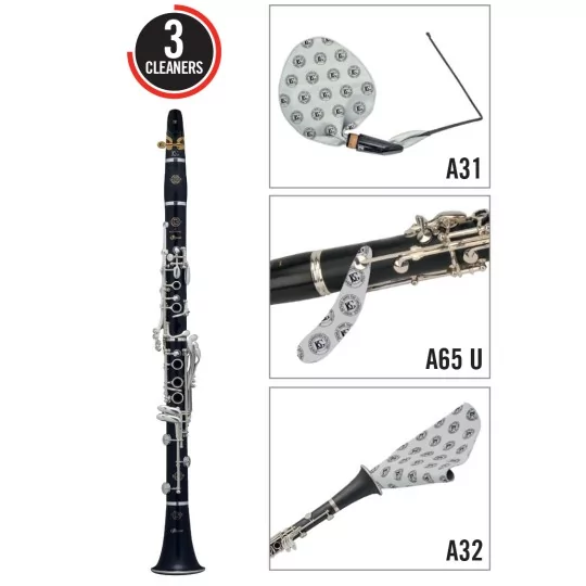 BB KIT DE TRATAMENTO COMBINADO DE CLARINETE ( A31 - A32 - A65U )