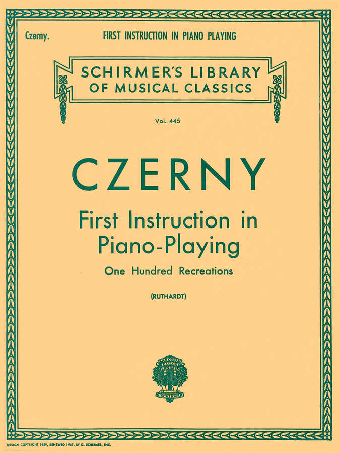 First Instruction In Piano Playing