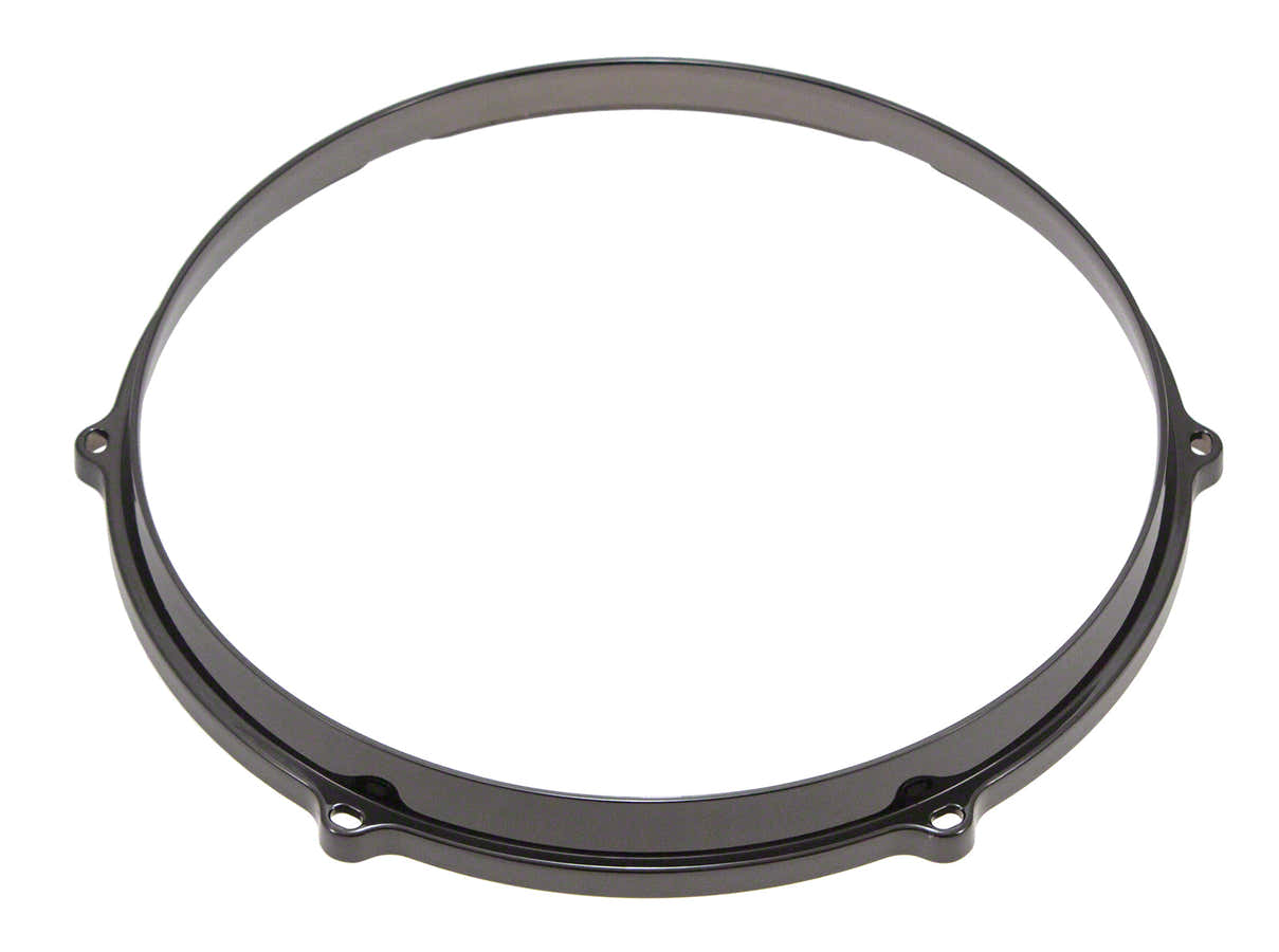 HDC3-12-6BK - 12" 6 HOLES BLACK 3MM DIE CAST DRUM HOOP