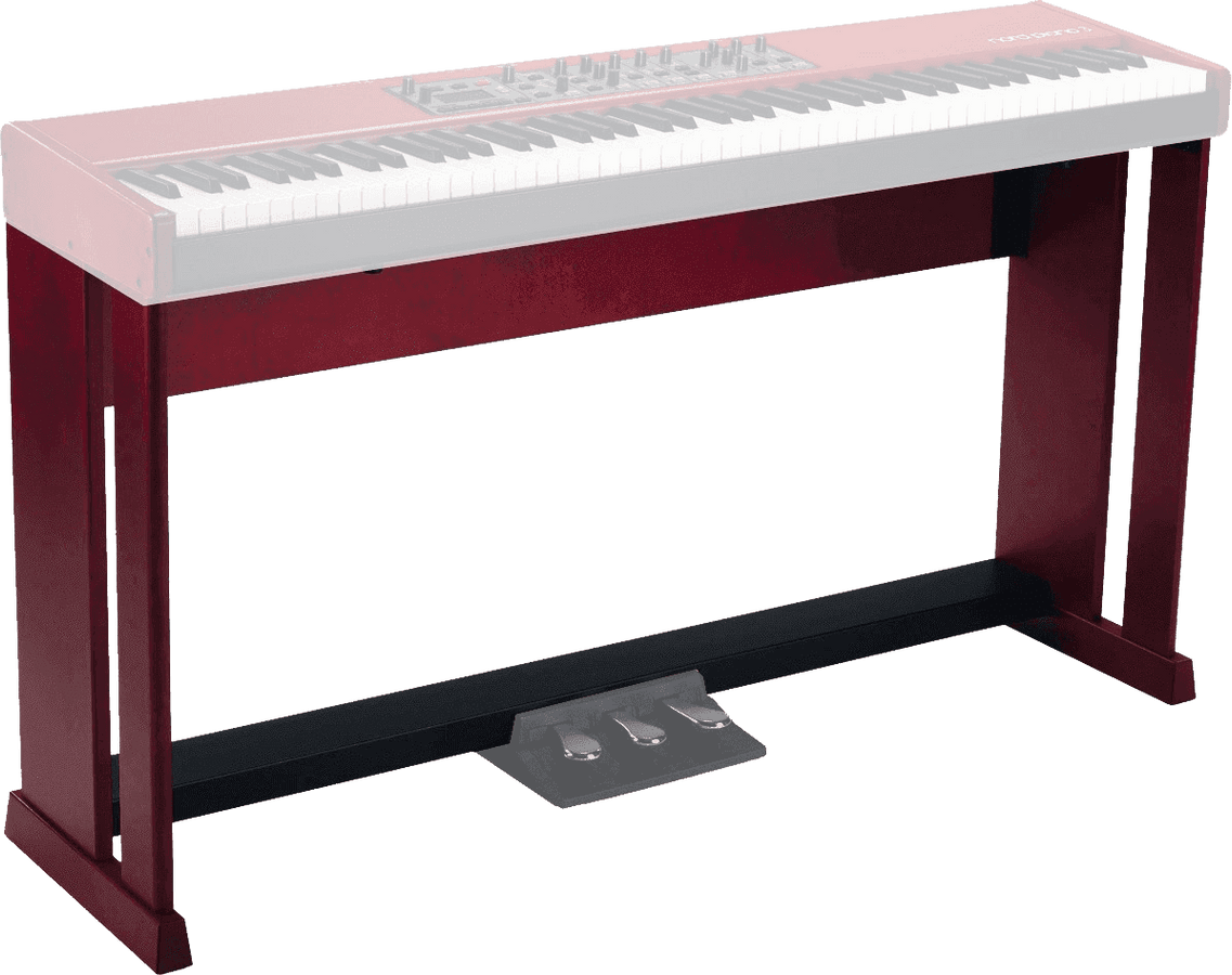 Keyboard stand WOOD STAND V4 Red