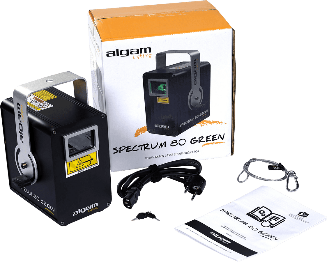 SPECTRUM 80 GREEN - LASER VERDE MONOCROMTICO DE 80 MW
