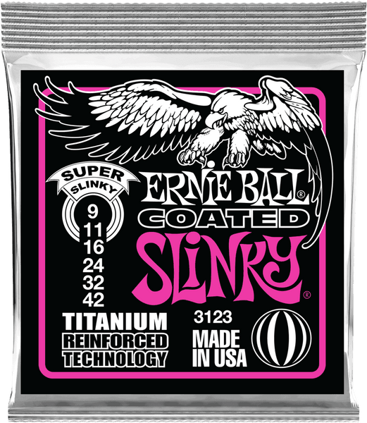 3123 Super Slinky de titânio revestidas 9-42
