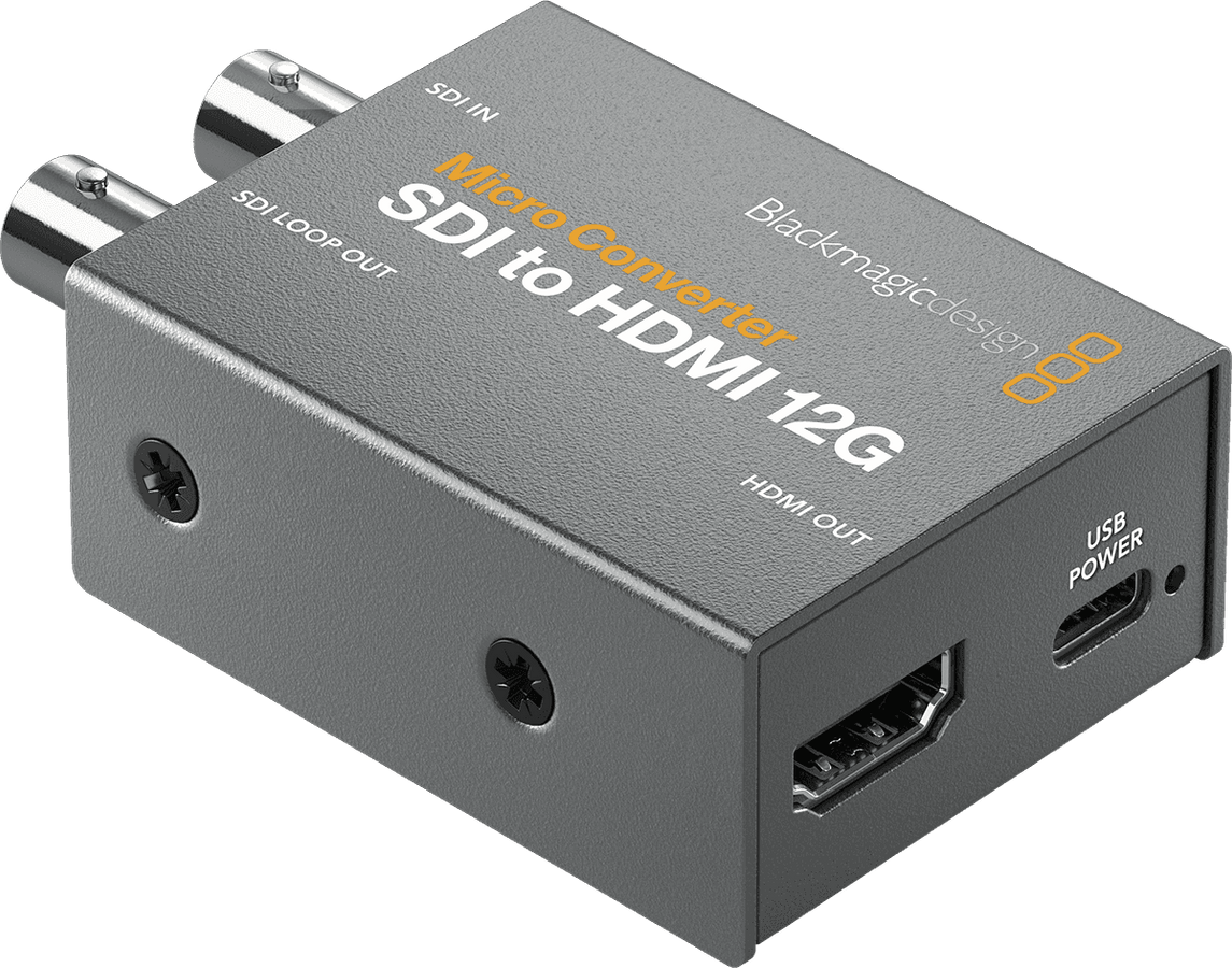Micro Converter SDI para HDMI 12G PSU