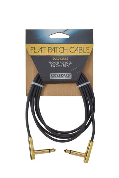Cabo patch plano da série Gold CAB-pc-F-140-gd