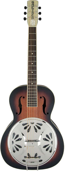 Gretsch Guitars Ressonador Roots PDK Sunburst de 2 cores