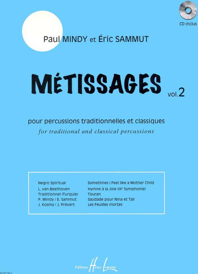 Mindy/sammut - Métissages Vol.2 - Percussion