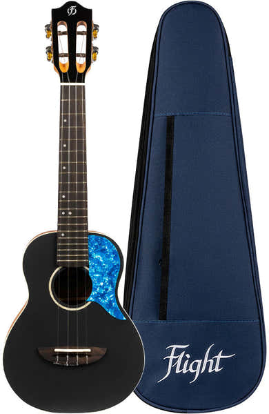 Flight Iris Ukulele Concerto - Preto
