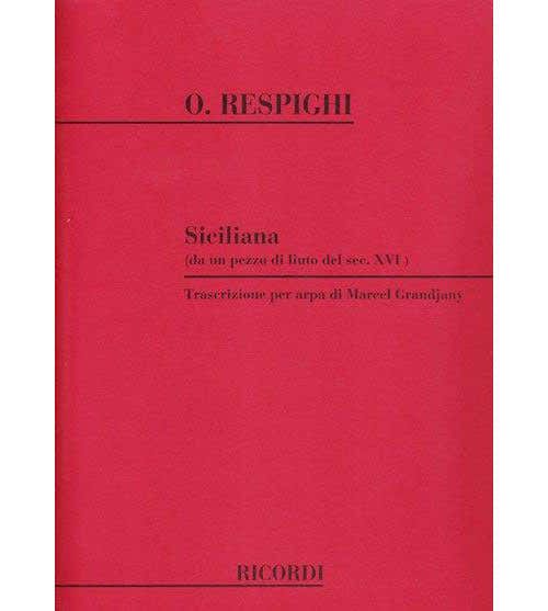 RESPIGHI O. - SICILIANA - HARPE
