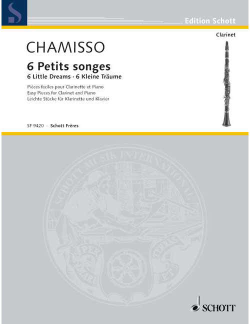 Mayran De Chamisso - 6 Petits Songes - Clarinette et Piano