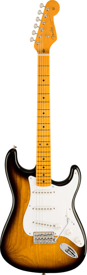 Stratocaster 1954 American Vintage II MN LTD 70th Anni Sunburst de 2 cores