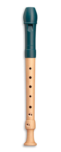 Soprano Fipple 17413 - Azul (Digitação Barroca)