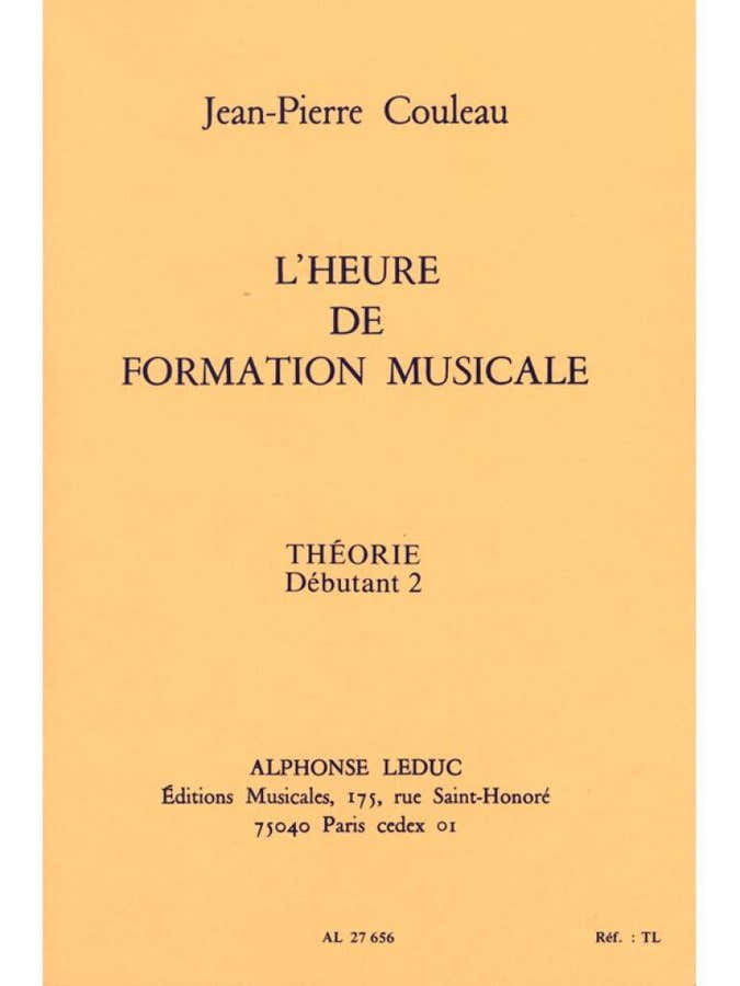 Couleau JEAN-pierre - L'heure De Formation Musicale D2 Theorie