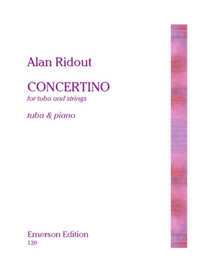 Ridout Alan - Concertino For Tuba - Tuba & Piano