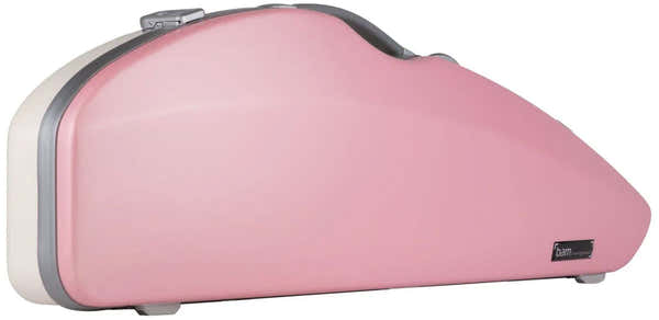 BAM Estojo de Violino 4/4 Hightech Rebuçado - Rosa/Branco