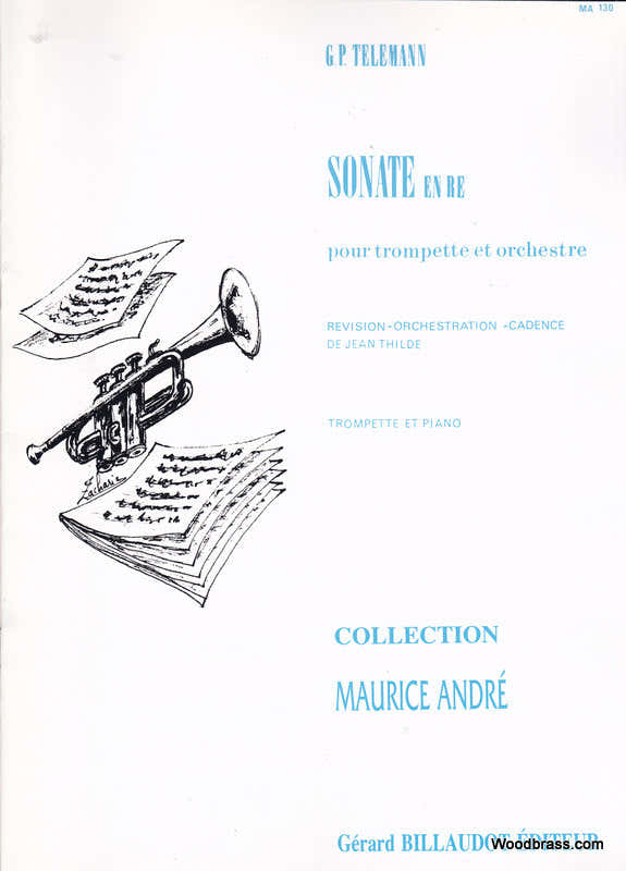 TELEMANN G. PH. - SONATE EN RE - TROMPETTE ET PIANO